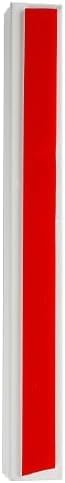My Daily Styles Aluminum Mezuzah Case, Striped Modern Design, Indoor Outdoor, 5 Inch, Weather Proof (White)