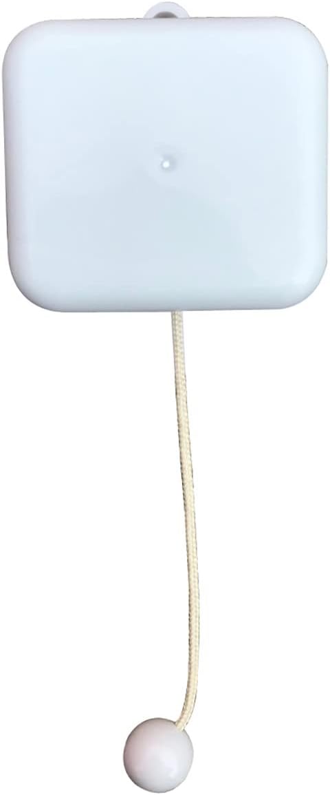 BinkeGG Play (Swan Lake) White Plastic Pull String Cord Music Box with Sankyo Musical Movement (65 Tunes Option)
