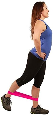 Fit Simplify 10 Inch Resistance Loop Exercise Bands, Set of 5, Assorted Colors