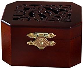 WESTONETEK Vintage Wood Carved Mechanism Musical Box Wind Up Music Box Gift For Christmas/Birthday/Valentine's day, Melody Castle in the Sky