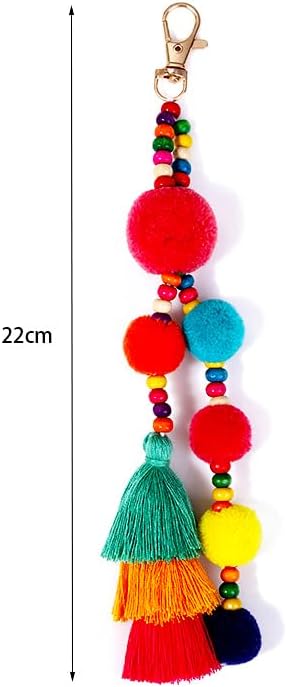 6Pcs Handcrafted Decorative Tassels for DIY Craft Home Décor Handmade Tassels Dark Green