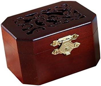 WESTONETEK Vintage Wood Carved Mechanism Musical Box Wind Up Music Box Gift for Christmas/Birthday/Valentine's Day, Melody for Elise