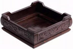 GOLDY&WENDY Oriental Furniture Decor Stand Square Indoor Wooden Vase Plant Teapot Pedestal Display Risers Home Decor Base