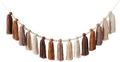 Boho Yarn Tassel, Wood Bead Wall Hanging Tassel with Versatile Decor for Easter, Valentine's Day, Christmas, Party