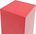 Display Pedestal Stand, Metal Display Pedestal Stands, Metal Showing Holder Pillars Display Pillars For Birthday Party Wedding 110.23 lbs Load-Bearing Capacity (Red 3 PCS)