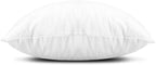 EDOW Throw Pillow Insert, Lightweight Soft Polyester Down Alternative Decorative Pillow, Sham Stuffer, Machine Washable. (White, 16x16)