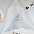 WAYUTO Neutral Handmade Felt Ball Ceiling Mobile - Gray Star