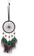 Car Dream Catcher, Handmade Dream Catchers Peacock Feather Dreamcatcher for Wall Hanging Home Decorations Car Charms