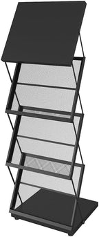 foldable brochure display stand,magazine holder for exhibition and trade show,Office magazine rack