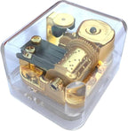 BinkeGG Play (Moon River) Clear Acrylic Wind up Music Box with Sankyo Musical Movement (65 Tunes Option)