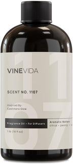 VINEVIDA [16 Fl Oz] Scent NO. 1107 Fragrance Oil for Cold Air Diffusers, Aromatic Notes of Citrus Peony Sandalwood, Essential Oils for Diffuser Oil Refill & Air Freshener Room Spray