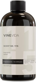 VINEVIDA [16 Fl Oz] Scent NO. 1115 Fragrance Oil for Cold Air Diffusers, Aromatic Notes of Earthy Musk Pine Lemon, Essential Oils for Diffuser Oil Refill & Air Freshener Room Spray