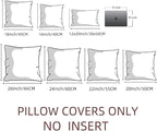 Fancy Homi 4 Packs Decorative Throw Pillow Covers for Living Room Couch Bed, Modern Farmhouse Boho Home Décor Accent Cushion Case, 18" x 18", Sage Green