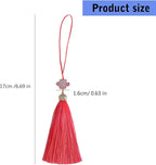 Chinese Knot Tassels Pendant, Handmade Polyester Tassels, Great for Home Decors and Festival Ornament