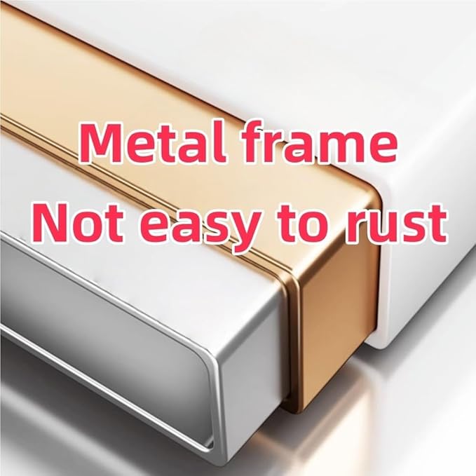 Metal Hollow Drain Rack, Freestanding Umbrella Stand Rack, Umbrella Stand with Water Tray, Multipurpose Umbrella Holder for Entrance, Office(Gold)