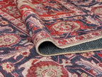 Keen Home Design 10x14 Rug - Machine Washable Area Rug with Non-Slip Backing, Ideal for Living Room, Dining Room, Bedroom - Vintage, Easy Clean, Durable, Low Pile Rug - (9'7" x 14')