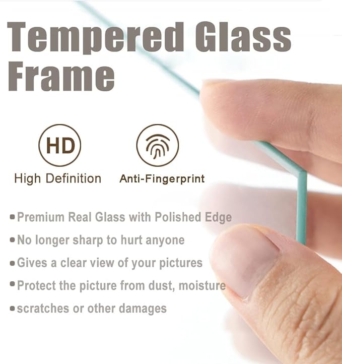KTKDE 8.5 X 11 Picture Frame,Display Pictures 6x8 with Mat or 8.5 x 11 Without, Tempered Glass, 8.5 by 11 Black Wooden Frames Wall or Tabletop Frame,Certificate Document Diploma Award Frame best gift