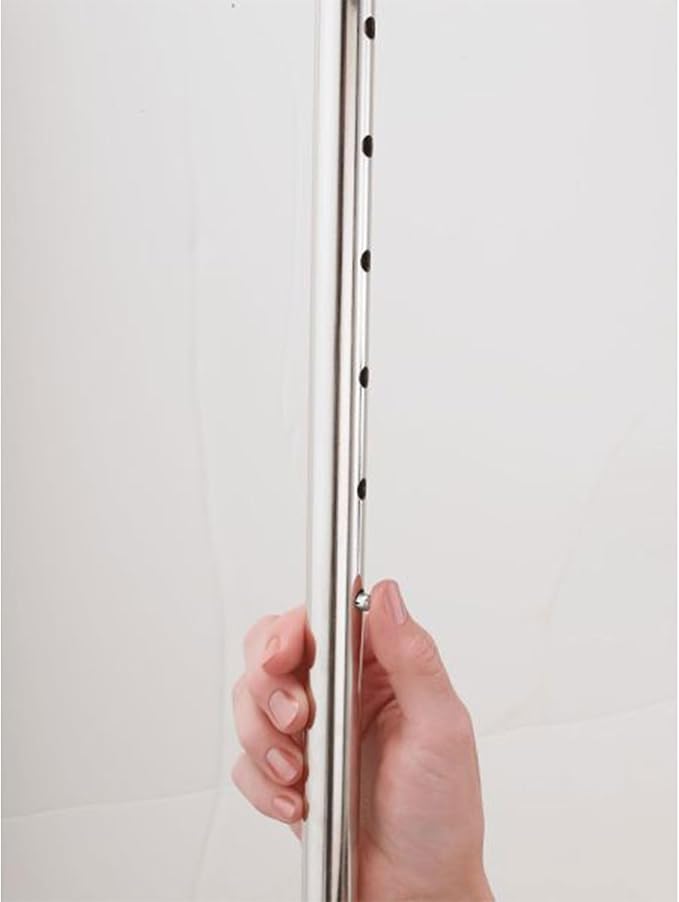 Rev-A-Shelf 26"-35" Pull Down Adjustable Side Mounted Closet Rod for Kitchen/ Bathroom Cabinets with Telescoping Handle & Hardware, Chrome, CPDR-2635