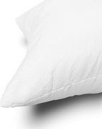 EDOW Throw Pillow Insert, Lightweight Soft Polyester Down Alternative Decorative Pillow, Sham Stuffer, Machine Washable. (White, 16x16)