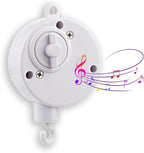Play (Waltz of The Flowers) Mini Music Box Bell Hanging Decoration with Sankyo Musical Movement (65 Tunes Option)