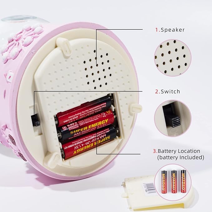 Unicorn Musical Snow Globe for Kids Girls Carousel Music Box with 7 Led Lights Swirling Glitter for Birthday Valentines