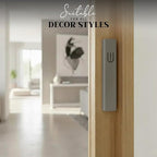 SURI Mezuzah for Door with Scroll – 7 Inch Modern Mezuzah Case with Non Kosher Scroll Included, Fits up to 6” Scroll, Easy Adhesive Installation, Gift Box Included