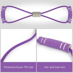 FYY Figure 8 Resistance Bands, Yoga Resistance Band Stretch Fitness Band, Pull Rope, Chest Arm and Shoulder Stretch Bands Exercise Equipment for Home Workout, Physical Therapy, Strength Training