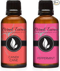 Eternal Essence Oils 2 Pack 30ml Premium Fragrance Oil - Candy Cane & Peppermint - for Candle, Soap Making, Aromatherapy, Diffusers, Home Care, & Humidifiers