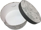 Sarah's Hat Boxes Classic Travel Hat Box – 14.75" x 7.5" (Dia. x Ht.) Handmade in USA – Odorless Non-Toxic Adhesive, Cording Handle – Premium Storage for Hats & Accessories