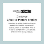 Creative Picture Frames 8 x 10.75 Magazine Frame with Full-Strength Glass, Holds Up To A 1/4" Thick Media with Installed Hangers for Easy Mounting, 10x12 Manhattan Black Frame with White Mat