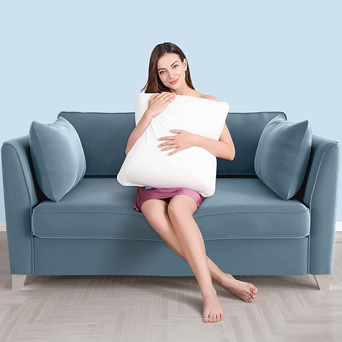 AM AEROMAX 12 × 32 Throw Pillow Memory Foam Pillow Insert - Rectangular Bolster for Decorative Cushion Bed Couch Sofa - Non-Deforming Over Time