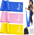 HPYGN 3 Levels Non-Latex Exercise Bands for Physical Therapy & Yoga, Professional Resistance Bands Set for Working Out, Strength Training, Pilates & Rehab, TPE Elastic Stretch Bands for Seniors, Women