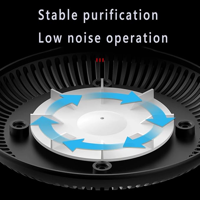 2 in 1 Multifunctional Smokeless Ashtray,Air Purifier Ashtray with Filter, Best for Home Car or Office (White)