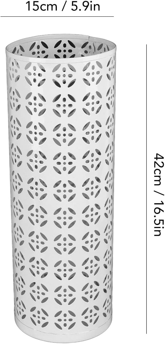Umbrella Holder for Entryway, Umbrella Holder Metal Umbrella Stand Indoor with Hollow Design for Home Entryway (Large)