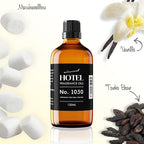 AirScent Warm Vanilla Hotel Diffuser Oil No. 1050 - Marshmallow Vanilla Tonka Bean - Premium Fragrance Oil for Ultrasonic and Waterless Diffusers and Crafting - 10 mL, 0.34 fl oz Dropper Bottle