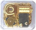 BinkeGG Play (Moon River) Clear Acrylic Wind up Music Box with Sankyo Musical Movement (65 Tunes Option)