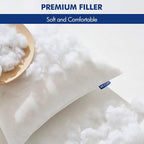 MIULEE Pillow Insert 26x26 Inch, Decorative Square Throw Pillow Inserts, Premium Fluffy Pillow Forms Sham Stuffer for Sofa Couch Living Room