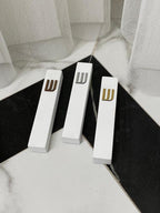 A&S Mezuzot Modern Concrete Mezuzah Case with Scroll, Easy Peel and Stick Mezuza (Ivory+ Gold Shin, 11 Inches)