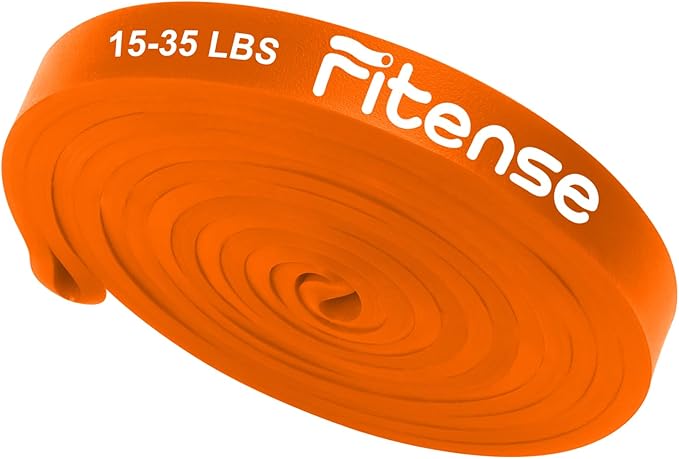Resistance Bands Set - Pull Up Bands for Men Women, Exercise Bands Resistance with Door Anchor, Training Poster & Pouch for Body Stretching, Pull Up Assist