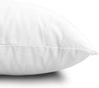 EDOW Throw Pillow Insert, Lightweight Soft Polyester Down Alternative Decorative Pillow, Sham Stuffer, Machine Washable. (White, 14x14)