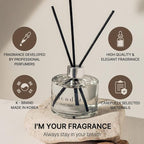 COCODOR Signature Reed Diffuser Set/Woody Hotel / 6.7oz /1 Pack/Home Fragrance Diffuser, Oil Scent Diffuser for Bathroom Shelf Decor