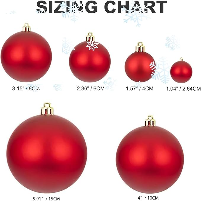 Emopeak 12Pcs Christmas Balls Ornaments for Xmas Christmas Tree - 4 Style Shatterproof Christmas Tree Decorations Hanging Ball for Holiday Wedding Party Decoration (Grass Green, 3.2"/8CM)