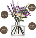 COCODOR Lavender Reed Diffuser/Garden Lavender / 6.7oz(200ml) / 1 Pack/Home Decor & Office Decor, Fragrance and Gifts