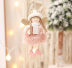 3pcs Christmas Angel Doll Decoration, Christmas Tree Hanging Ornaments, Thanksgiving Day Birthday Gifts, Fairy Presents, Tree Hanging Pendant, Home Party Ornament, Gift Toys for Kids