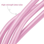 Multi-Function Tension Rope – 4 Tube Resistance Bands with Handles – Sit Up Exercise Equipment Home Gym Tummy Trainer for Men Women