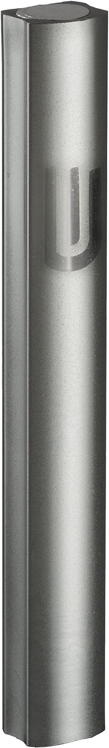 1-Piece Aluminum Door Mezuzah Cases: Special Profile, No Holes, 5-Inch 12cm Hebrew Parchment Scroll Holder Boxes