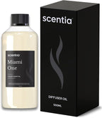 Scentia Miami One Aroma Oil 500 ml 16.9 fl oz – Aromatherapy Fragrance oil Inspired by 1 Hotel® Miami Beach – Lemon & Sandalwood Luxury Blend for HVAC and Waterless Diffusers –Holiday & Christmas Gift