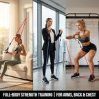 VEICK Resistance Bands, Exercise Bands, Workout Bands, Resistance Bands for Working Out with Handles for Men and Women, Exercising Bands for Fitness Weights Work Out at Home