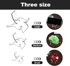 (24 PCS）Display Stand,Acrylic Rock Display stands,Clear Display Easel Stands Pedestal for Crystal Geodes Rock Mineral Agate Fossil Coral crystal/gemstone Small Collectibles Display Stands (Small)