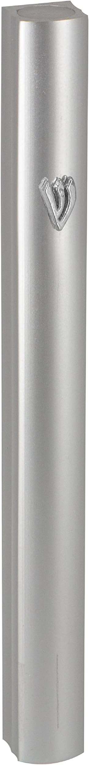 1-Piece Aluminum Door Mezuzah Cases: Special Profile, No Holes, 4-Inch 10cm Hebrew Parchment Scroll Holder Boxes